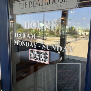 The Boathouse At River Islands - Hours - Steakhouses Near Me - Lathrop, California The Boathouse At River Islands - Hours - Steakhouses Near Me - Lathrop, California