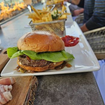 Topsail - Wagyu burger with fries - American Near Me - San Diego, California Topsail - Wagyu burger with fries - American Near Me - San Diego, California