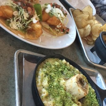 Hundred Proof - Bone marrow Mac and cheese, fish tacos, crab bake dip - San Diego, CA
