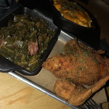 Taste Bar + Kitchen - Cajun chicken, greens and Mac n cheese - Cocktail Bars Near Me - Houston, Texas Taste Bar + Kitchen - Cajun chicken, greens and Mac n cheese - Cocktail Bars Near Me - Houston, Texas