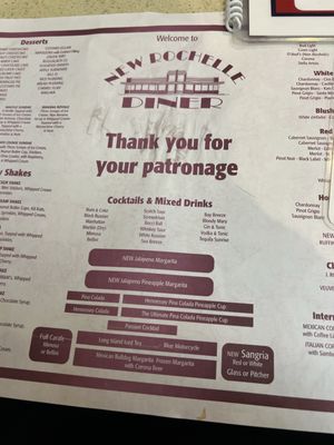 Menu photo 7 New Rochelle Diner New Rochelle, NY Menu photo 7 New Rochelle Diner New Rochelle, NY