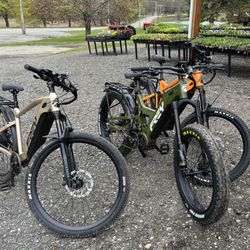 Radical Adventures - Frey mountain ebikes! Great to ride on the nearby Willowdale State Forest trails.