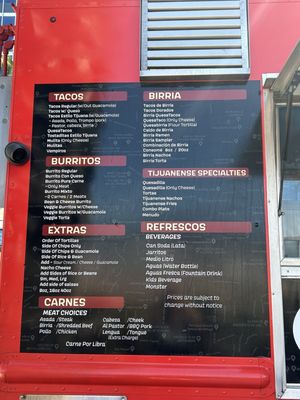 Menu photo 1 Tacos El Tijuanense Los Angeles, CA