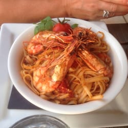 L'Ambata - Linguine with gamba shrimps