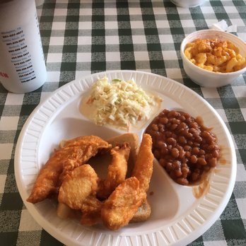 Gus's World Famous Fried Chicken - 3 chicken tenders plate, plus mac & cheese side - Chicken Shop Near Me - Chamblee, Georgia Gus's World Famous Fried Chicken - 3 chicken tenders plate, plus mac & cheese side - Chicken Shop Near Me - Chamblee, Georgia