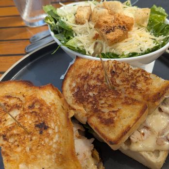 Belmont Brewing - Turkey sandwich with side ceaser - Breweries Near Me - Long Beach, California