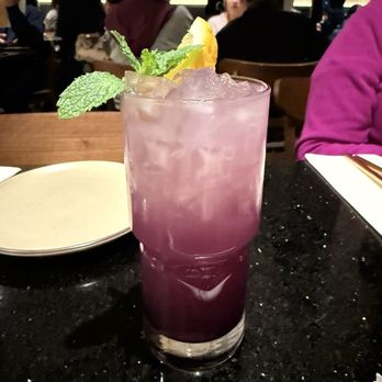 Kapow Thai Eatery - Butterfly pea lemonade - Thai Near Me - Union City, California
