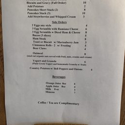 Menu Menu