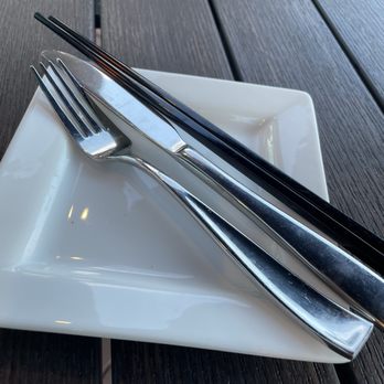 Zest Sushi And Small Plates - Silver wear and chopsticks - Sushi Bars Near Me - Cary, North Carolina Zest Sushi And Small Plates - Silver wear and chopsticks - Sushi Bars Near Me - Cary, North Carolina