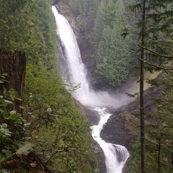 Wallace Falls State Park - Upper Waterfall view - Parks Near Me - Gold Bar, Washington Wallace Falls State Park - Upper Waterfall view - Parks Near Me - Gold Bar, Washington