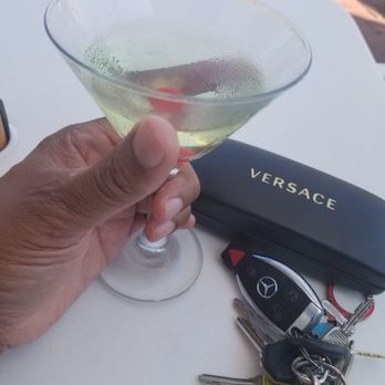 Happy Nails - Hands and Feet feeling good at Johnny's Cafe, Apple Martini with Grey Goose  Vodka,  next to Happy's Nails - Nail Salons Near Me - Margate City, New Jersey