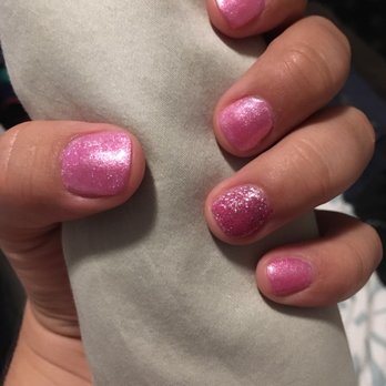 Happiness Nails - Pink gel main color #483 accent nail #408 - Nail Salons Near Me - Elk Grove, California Happiness Nails - Pink gel main color #483 accent nail #408 - Nail Salons Near Me - Elk Grove, California
