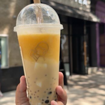 Heytea - Coconut Mango Boom - Bubble Tea Near Me - New York, New York
