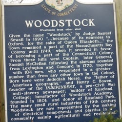 Woodstock Historical Marker