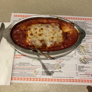 Luigi's Restaurant - Large Homemade Lasagna with Meat Sauce - Pizza Near Me - Akron, Ohio Luigi's Restaurant - Large Homemade Lasagna with Meat Sauce - Pizza Near Me - Akron, Ohio