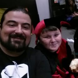 Orlando Arreygue Massage Therapist - Niko my son at his Medieval times banquet! So fun!