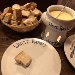 White Rabbit - Cheese Fondue was spectacular.