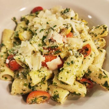 Edibles Restaurant & Bar - Vegetarian pesto pasta - New American Near Me - Rochester, New York Edibles Restaurant & Bar - Vegetarian pesto pasta - New American Near Me - Rochester, New York