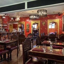India House Restaurant - Inside. It's beautiful and quaint.