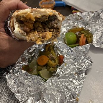 Tacos California - Inside of the Carne Asada burrito supreme - Mexican Near Me - Turlock, California Tacos California - Inside of the Carne Asada burrito supreme - Mexican Near Me - Turlock, California