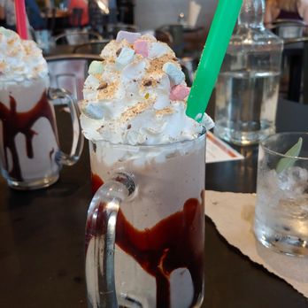 Stack 571 Burger & Whiskey Bar - Lucky charms and Smores adult milkshake - Burgers Near Me - Bothell, Washington