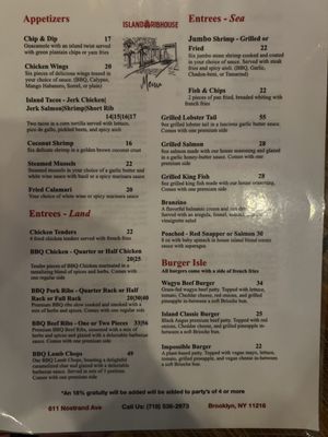 Menu photo 1 Island RibHouse Brooklyn, NY Menu photo 1 Island RibHouse Brooklyn, NY