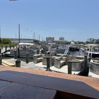 Off The Hook Bar & Grill - The marina from our table. - Burgers Near Me - Panama City Beach, Florida