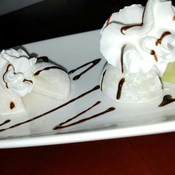 Musashi Asian Cuisine - Mochi Ice Cream Green Tea and Vanilla - Japanese Near Me - Brooklyn, New York Musashi Asian Cuisine - Mochi Ice Cream Green Tea and Vanilla - Japanese Near Me - Brooklyn, New York