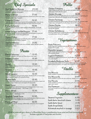 Menu photo 2 Paisano's Italian Restaurant & Lounge Lexington, KY Menu photo 2 Paisano's Italian Restaurant & Lounge Lexington, KY