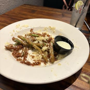 Mount Shasta Craft House - Fried green beans. Wasabi ranch is excellent - Salad Near Me - Mount Shasta, California Mount Shasta Craft House - Fried green beans. Wasabi ranch is excellent - Salad Near Me - Mount Shasta, California