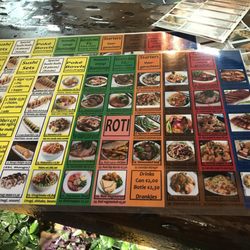 Tony's Wok - Picture menu April 2018