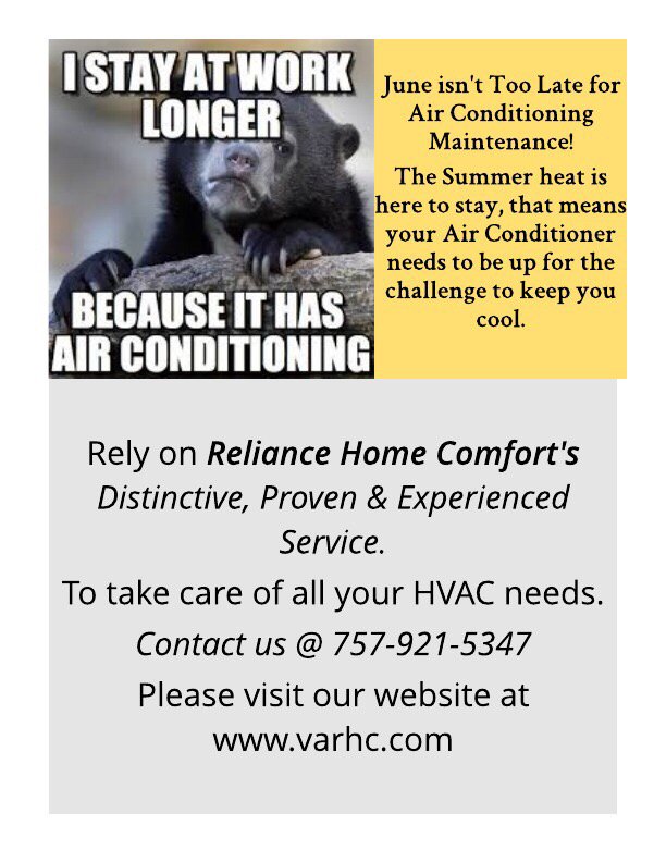 Slide of Reliance Home Comfort