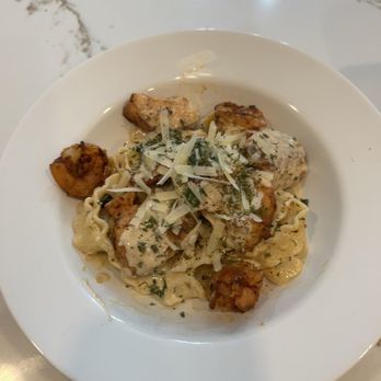 Tuscany at Your Table - Cajun salmon and shrimp that was made from the pasta I purchased - Delis Near Me - Atlanta, Georgia Tuscany at Your Table - Cajun salmon and shrimp that was made from the pasta I purchased - Delis Near Me - Atlanta, Georgia