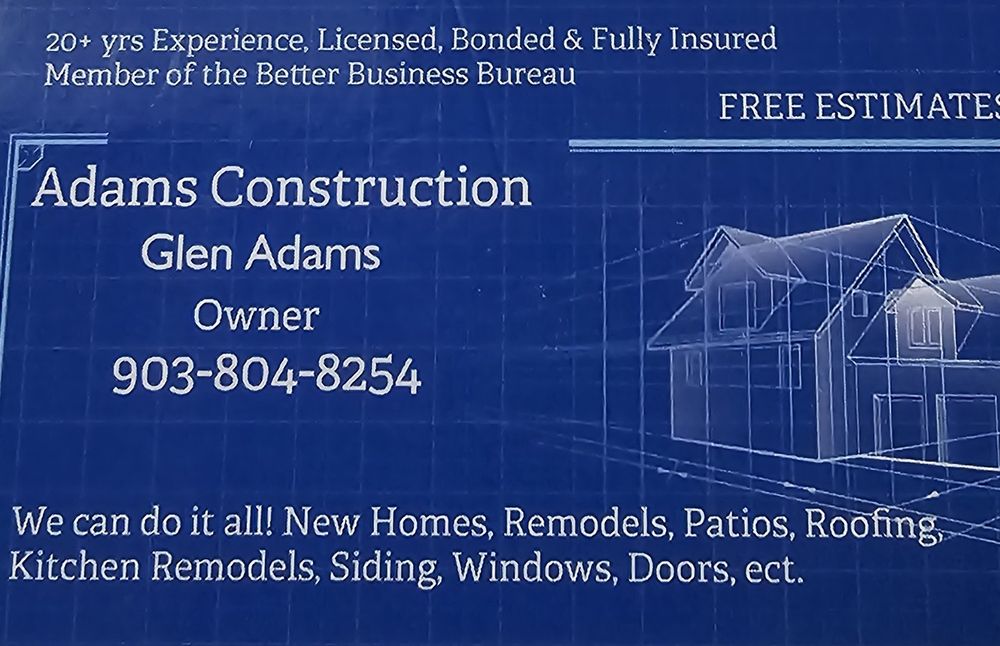 Slide of Adams Construction