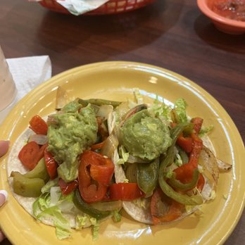 El Mariachi Loco Cantina - Soft Taco with Fajita Veggies and Guacamole - Mexican Near Me - Bridgeton, Missouri El Mariachi Loco Cantina - Soft Taco with Fajita Veggies and Guacamole - Mexican Near Me - Bridgeton, Missouri