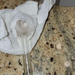 Meth pipe found in room. Meth pipe found in room.