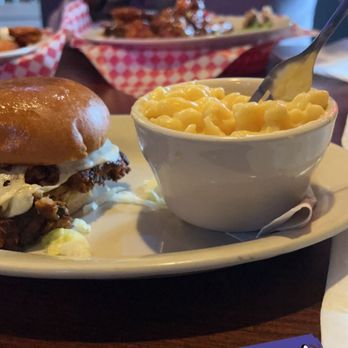Rixster Grill - Black bean burger, mac'n cheese & the 20 ct wings (half teriyaki & half buffalo) - American Near Me - High Point, North Carolina Rixster Grill - Black bean burger, mac'n cheese & the 20 ct wings (half teriyaki & half buffalo) - American Near Me - High Point, North Carolina