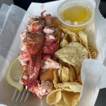 Bite Into Maine - 6 oz picnic lobster roll (cole slaw and celery salt) $36 November 2022 - Seafood Near Me - Cape Elizabeth, Maine Bite Into Maine - 6 oz picnic lobster roll (cole slaw and celery salt) $36 November 2022 - Seafood Near Me - Cape Elizabeth, Maine