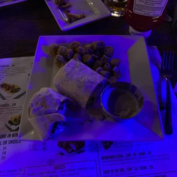 Branch House Tavern - A full chicken wrap minus two bites. Back to the kitchen. Unsat !! - Sports Bars Near Me - Flowery Branch, Georgia Branch House Tavern - A full chicken wrap minus two bites. Back to the kitchen. Unsat !! - Sports Bars Near Me - Flowery Branch, Georgia