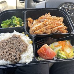 Spicy Chicken Cutlet Rice Plate Spicy Chicken Cutlet Rice Plate