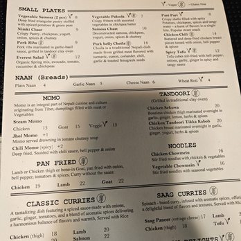 Everest Kitchen - NEW look for menu - Himalayan/Nepalese Near Me - Albany, California