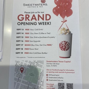Sweetwaters Coffee & Tea - Coffee & Tea Near Me - Austin, Texas