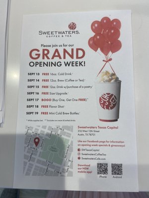Menu photo 2 Sweetwaters Coffee & Tea Austin, TX