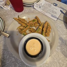 Fried okra Fried okra