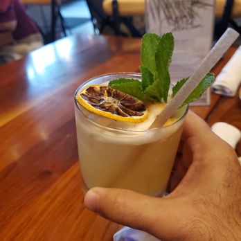 Elite Experience: Sufrat Mediterranean Grill - Mezcal drink - Yelp Events Near Me - Doral, Florida