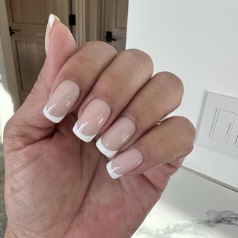 Avatar Nails & spa - Nails - Dip w French tips - Nail Salons Near Me - Los Angeles, California