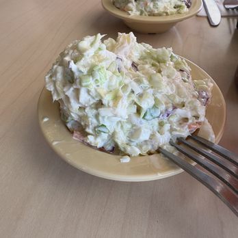 Dinah's Chicken - Cole Slaw with Pineapple (must try) - Chicken Shop Near Me - Glendale, California