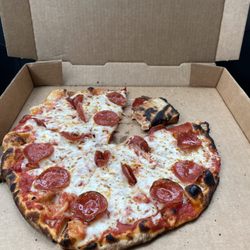 Backdoor Brick Oven - Pepperoni pizza