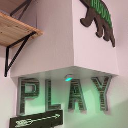 Around The House Handyman - If you need something hung or shelves made, around the House handyman Peter did this for our sons room! We love it!