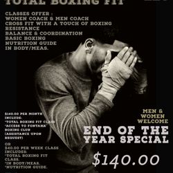 Total boxing fit classes